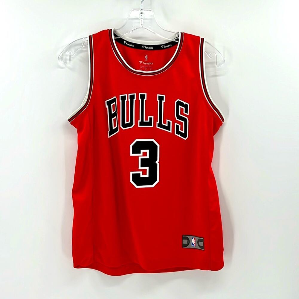 Fanatics Chicago Bulls Dwyane Wade Youth Jersey - Red/Black - Large